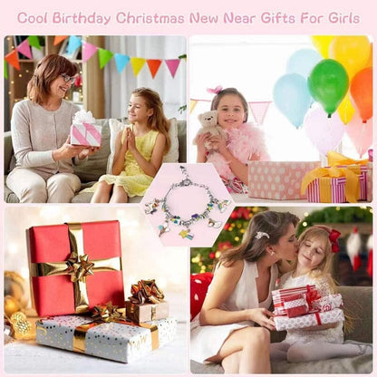 🎅Early Christmas Sale 49% OFF 🎁 Girls Charm Bracelet Making Kit