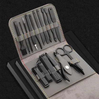 LUXR® Good-Looking Foldable Stainless Steel Nail Clipper Set
