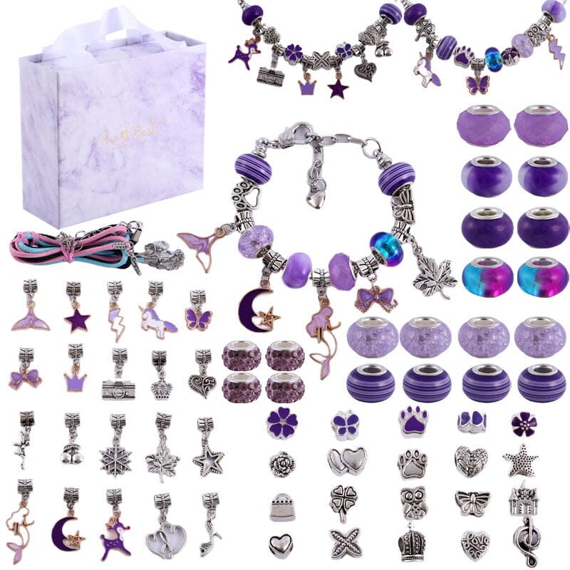 🎅Early Christmas Sale 49% OFF 🎁 Girls Charm Bracelet Making Kit